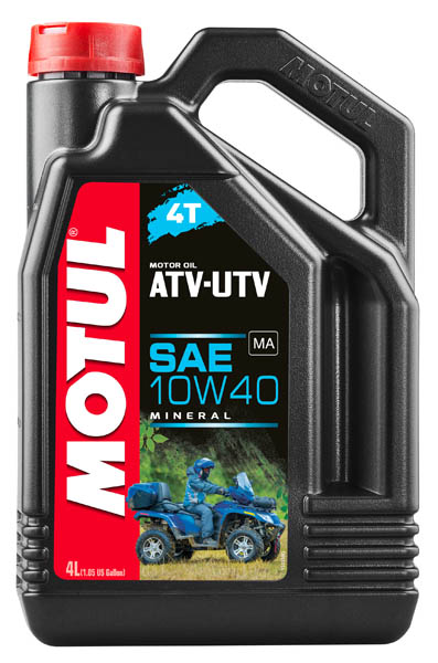 Моторное масло MOTUL ATV-UTV 4T 10W40  (4 л.)