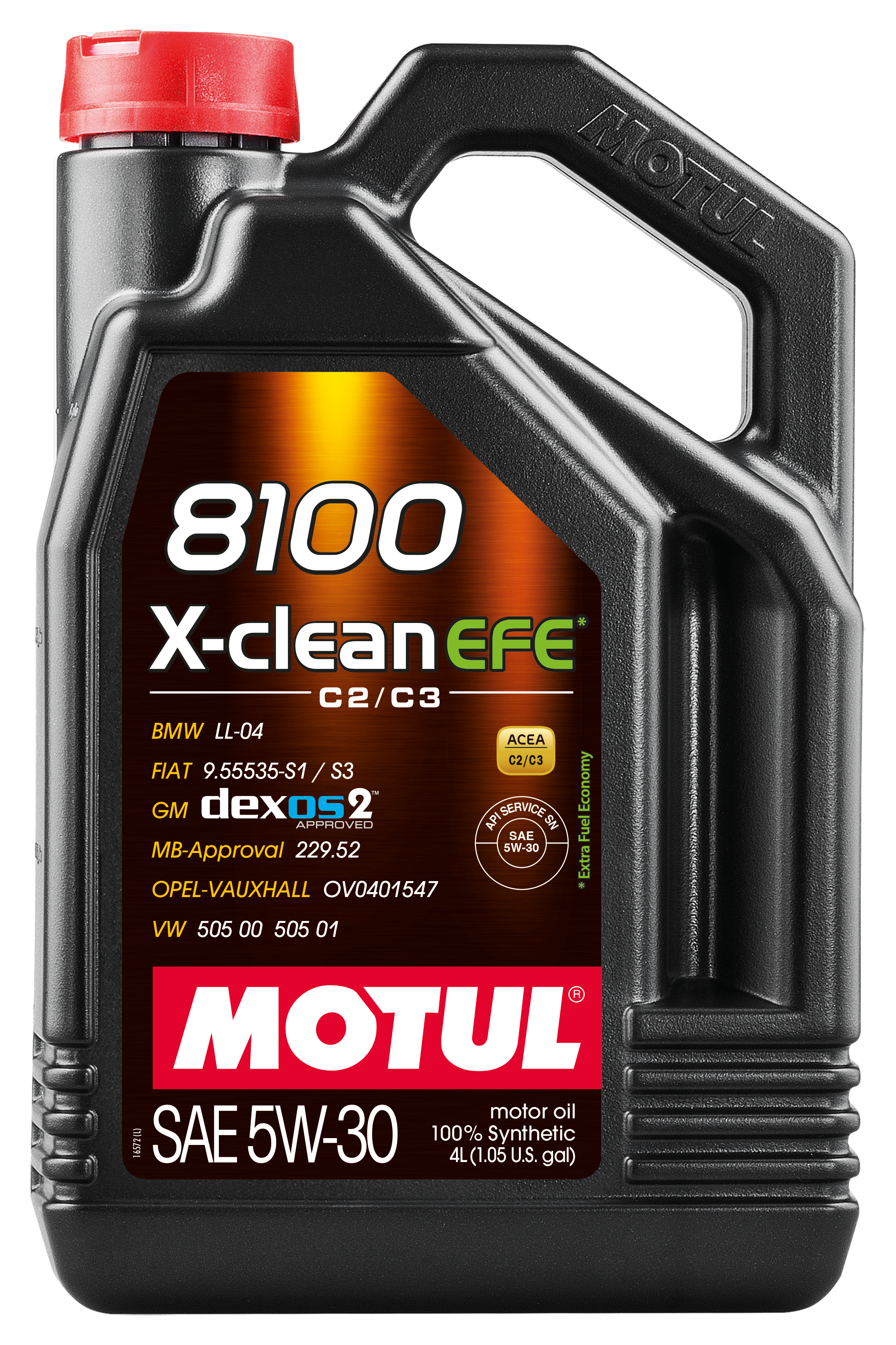 Моторное масло MOTUL 8100 X-clean EFE 5W30  (4 л.)