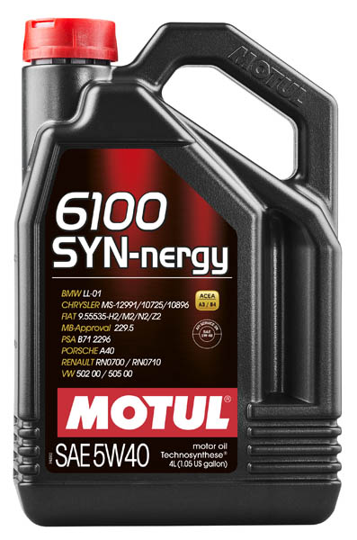Моторное масло MOTUL 6100 SYN-NERGY 5W40  (4 л.)