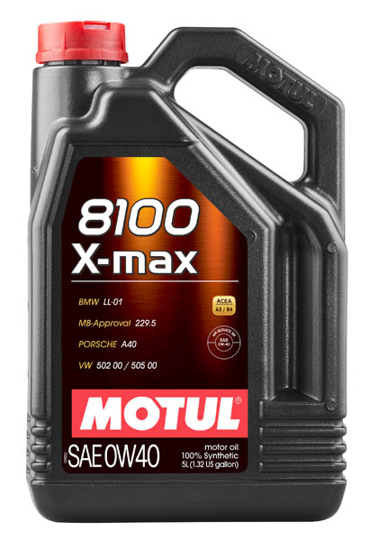 Моторное масло MOTUL 8100 X-max 0W40  (4 л.)