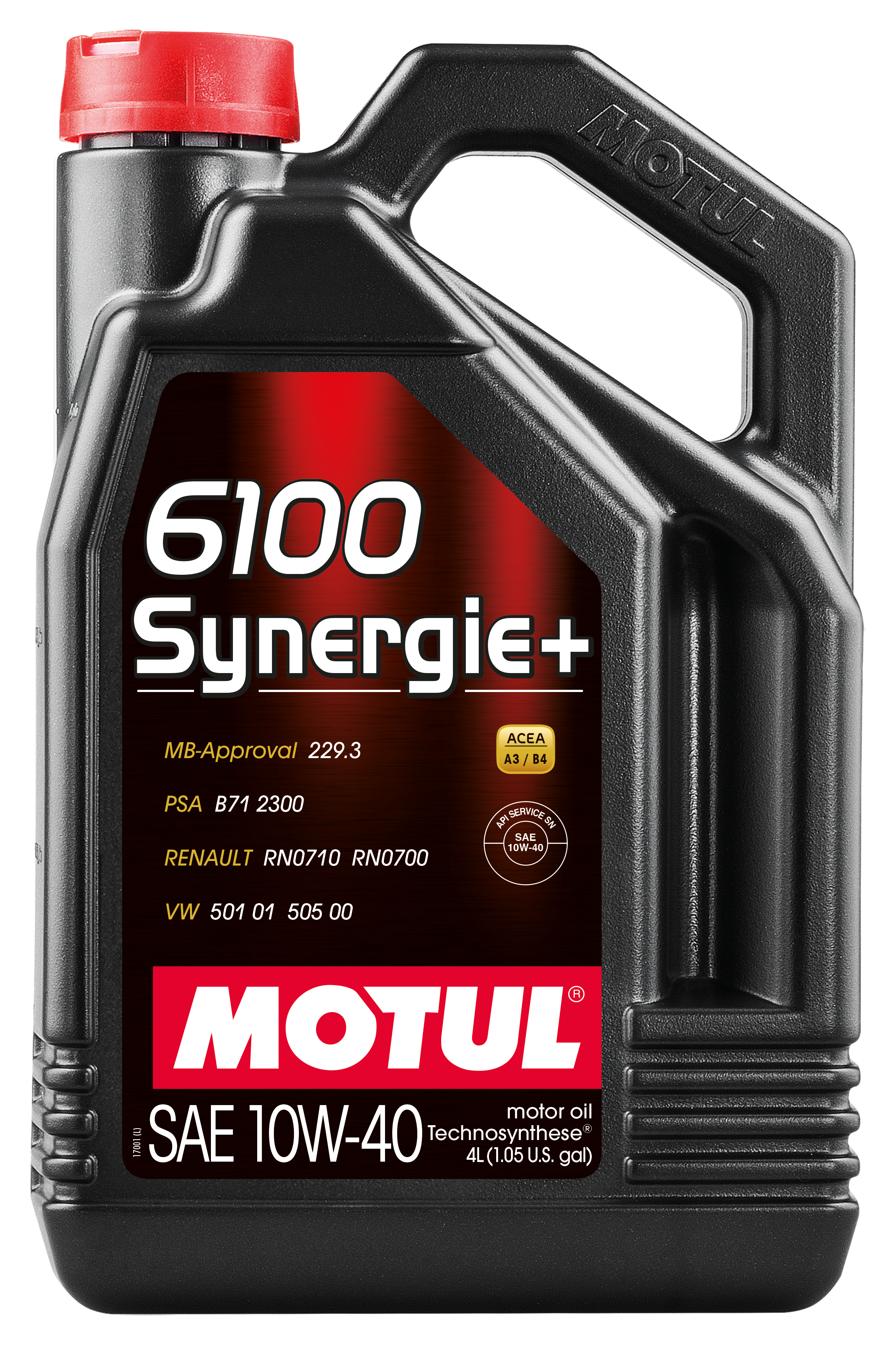 Моторное масло MOTUL 6100 Synergie+ 10W40 (4 л.)