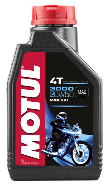 Моторное масло MOTUL 3000 4T SAE 20W50  (1 л.)
