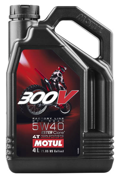 Моторное масло MOTUL 300 V 4T Off Road SAE  5W40  (4 л.)
